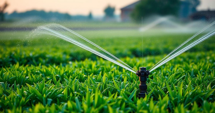 Melhore sua Colheita com Sistema de Irrigação por Aspersão Convencional