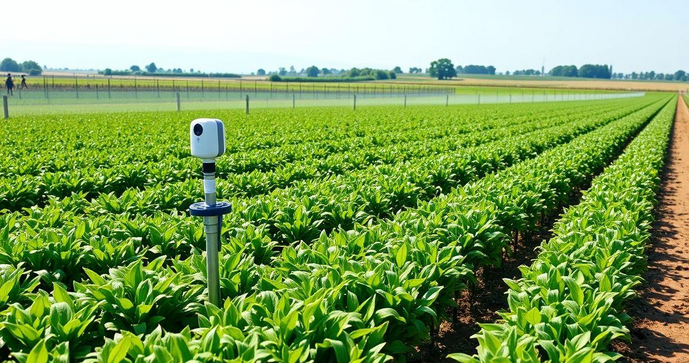 Sistema de irrigação inteligente transforma a agricultura moderna e otimiza o uso da água