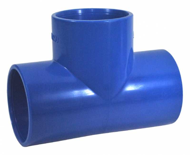 Preço de Tê para Tubo de Irrigação Serra Talhada - Tê para Irrigação Azul Soldável